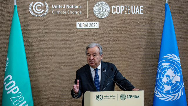 UN Secretary-General Antonio Guterres called on COP28 to reach an agreement on phasing out fossil fuels