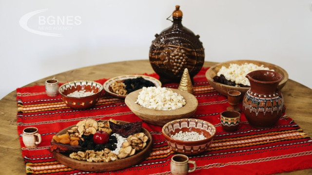 Bulgarian traditional Christmas table