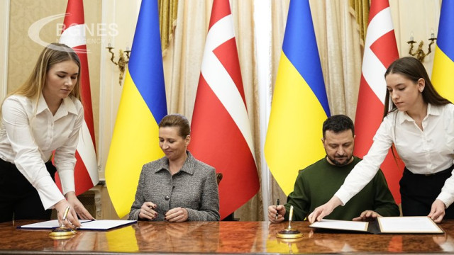 Ukraine and Denmark signed a 10-year security agreement