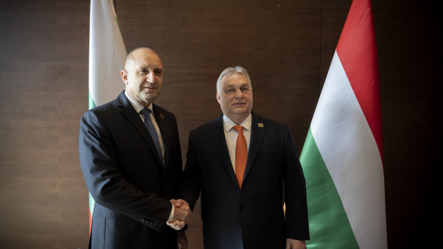 Viktor Orban praises Bulgarian President Rumen Radev for his position on the war in Ukraine