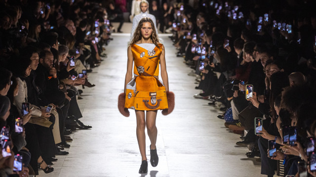 Nicolas Ghesquiere presents his Louis Vuitton 10th anniversary show in Paris