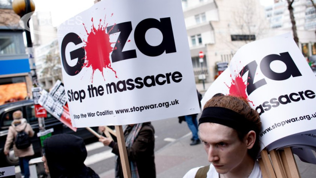 More than 200,000 people protested in London for a ceasefire in Gaza