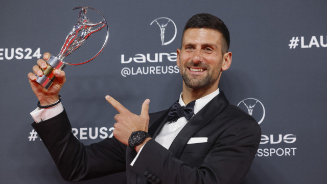 Novak Djokovic is Sportsman of the Year at the Laureus Awards for the fifth time