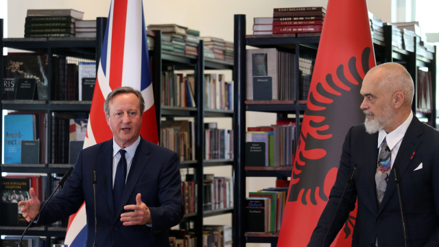 Cameron asked Rama for peace and cooperation in the Balkans