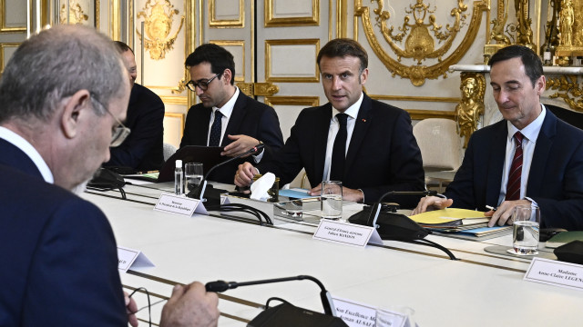 Macron discussed the war in Gaza with Arab leaders