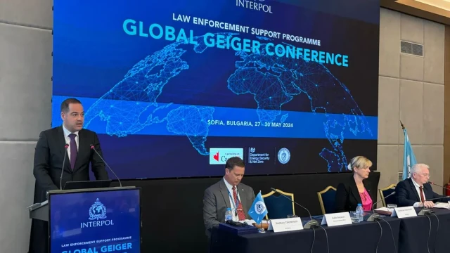 The Minister of Interior, Kalin Stoyanov, welcomed the participants in the Second Global Conference on the Geiger Project, which is being held in Sofia, Bulgaria at the initiative of Interpol