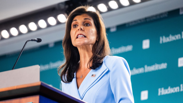 Nikki Haley wrote "Finish them" on an Israeli shell