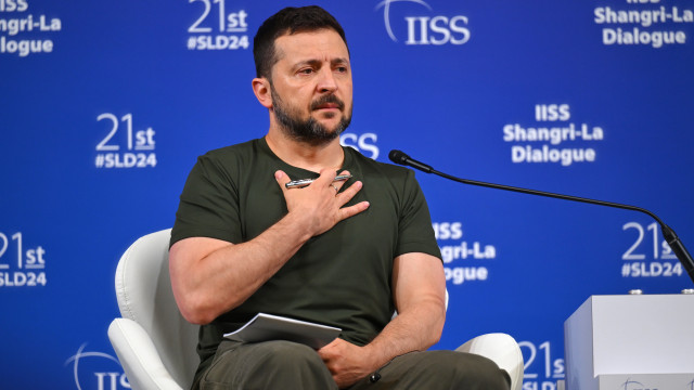 Zelensky called for increased aid to Ukraine at the Singapore Security Forum