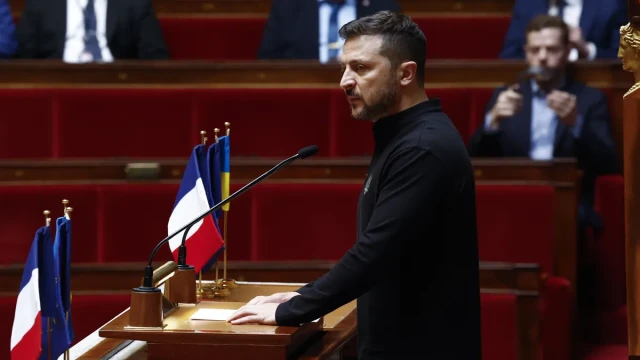 Ukrainian President Volodimir Zelenskysaid to the French Parliament regarding the high-level meeting, which will be hosted by Switzerland this month, dedicated to the establishment of peace in Ukraine 07 06 2024