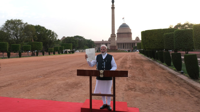 Modi sworn in as India's PM for third time