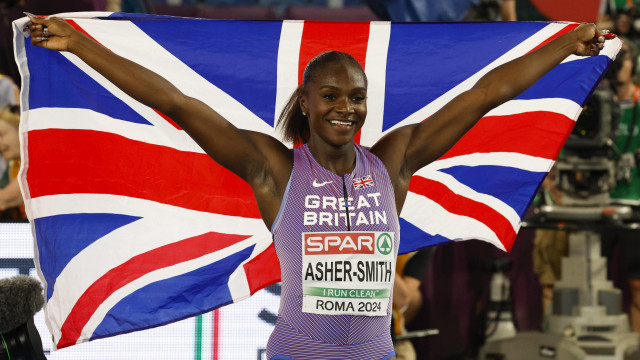 Dina Asher-Smith secures second European 100 m title