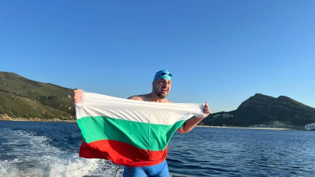 Bulgarian open water swimming star Petar Stoychev is now the holder of another outstanding achievement - he broke the record for the Triple Crown