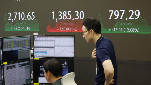 Markets track tech-led plunge on Wall St, yen extends gains