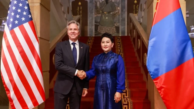 Secretary of State Anthony Blinken arrived in Mongolia at the end of a 10-day tour of Asia