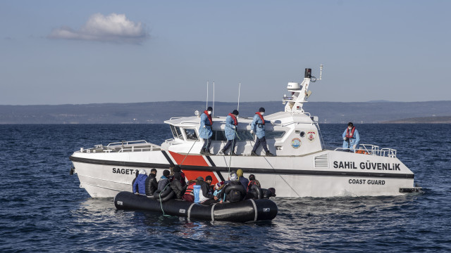 The Greek coast guard rescued 75 migrants near the town of Pylos