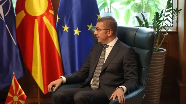 Mitkoski accused his predecessors of destabilising inter-ethnic relations in Macedonia