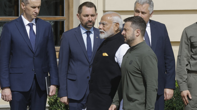 Narendra Modi reiterated his stand for peace during his visit to Kiev