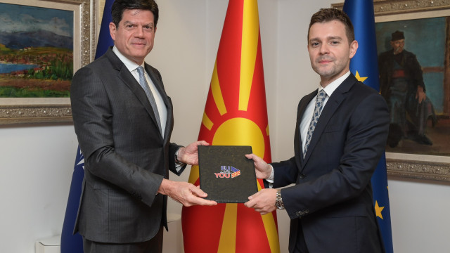 The new ambassador of the European Union in Skopje, Michalis Rokas, took office