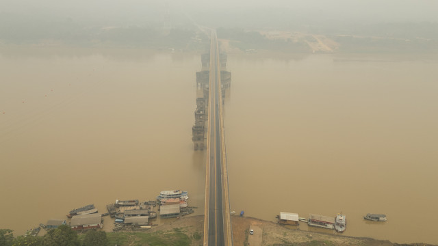 Smoke from huge forest fires is suffocating Brazil and neighboring countries