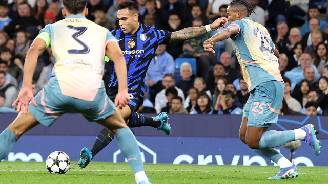 Manchester City and Inter shared the points at Etihad