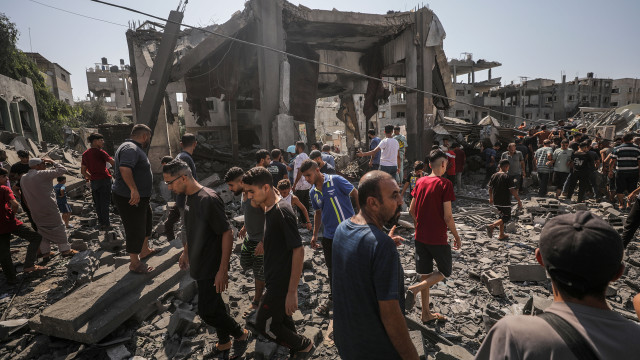 Israeli strike on Gaza school kills 17 people, including 8 children