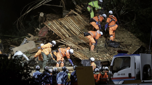 Floods and Landslides in Central Japan