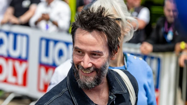 Keanu Reeves made his debut as a professional car racer in Indianapolis