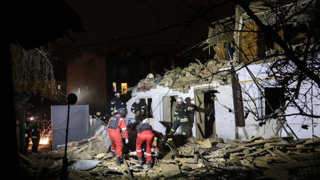 1 dead and 46 wounded after Russian rocket attack on police station in Kharkiv