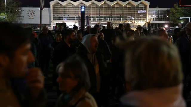 Another protest of many thousands against the Serbian government after the tragedy in Novi Sad