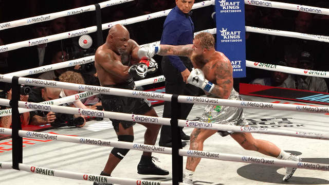 Jake Paul defeated Mike Tyson by referee decision