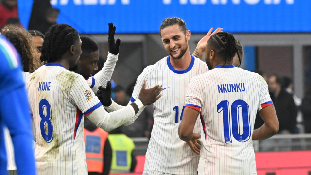 France topped their Nations League group after two Rabiot goals against Italy