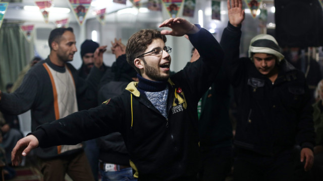 Syrian refugees in Turkey celebrate Assad's fall