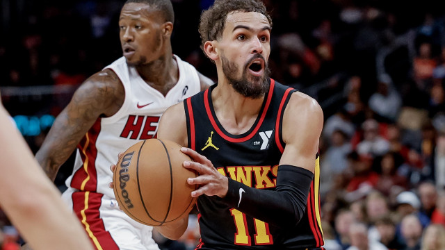 Trae Young Gives Atlanta Victory Over Utah With a Basket Behind Center