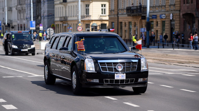 Trump's "beast": a $1.5 million armored Cadillac