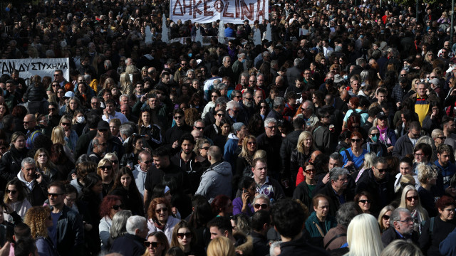 Protests across Greece over Tempe train crash